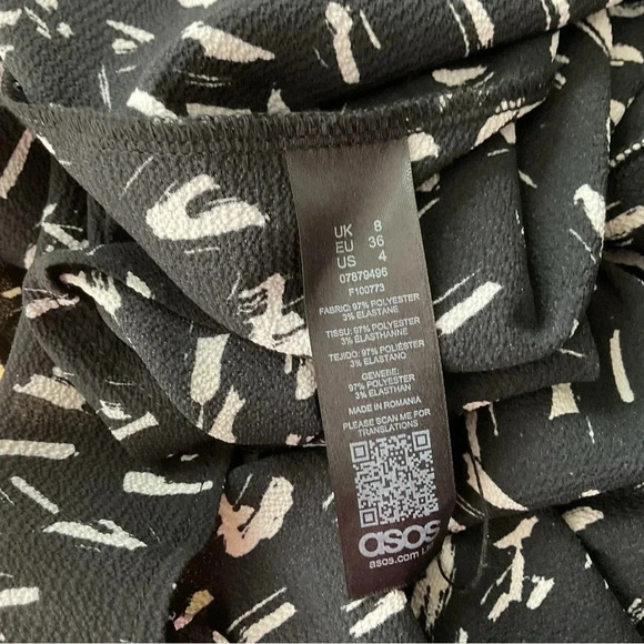 ASOS Mini Smock Dress Size 4 - Picture 5 of 7